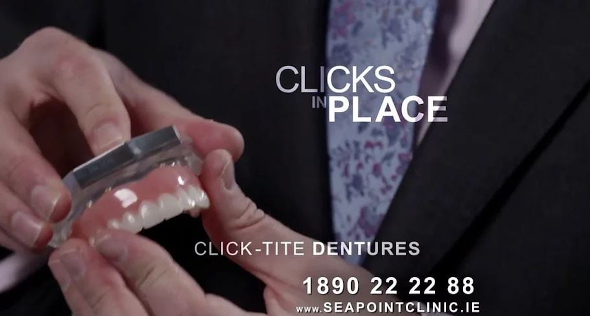 Seapoint Clinic’s Click-Tite Dentures